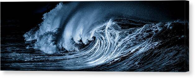 Angry Sea Panorama 3 - Canvas Print