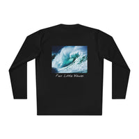 'Fun Little Waves' - Unisex Lightweight Long Sleeve Tee Long-sleeve 1ArtCollection