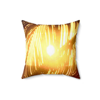 Sunset Palms - Spun Polyester Square Pillow Home Decor 1ArtCollection