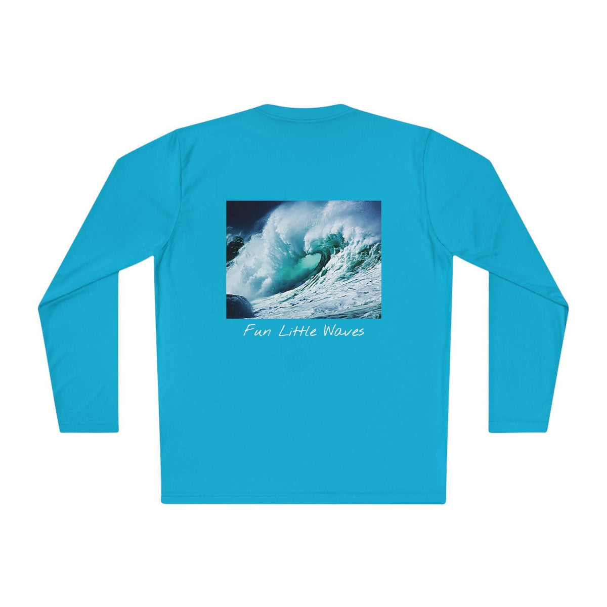 'Fun Little Waves' - Unisex Lightweight Long Sleeve Tee Long-sleeve 1ArtCollection