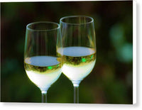 Glasses of white wine 6 - Canvas Print Canvas Print 1ArtCollection