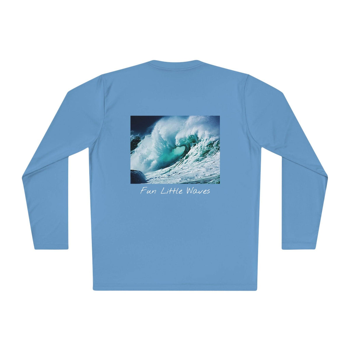 'Fun Little Waves' - Unisex Lightweight Long Sleeve Tee Long-sleeve 1ArtCollection