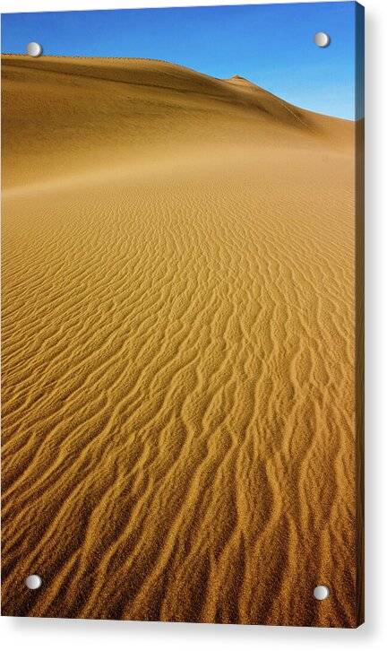 Death Valley Sand Dunes 5 - Acrylic Print