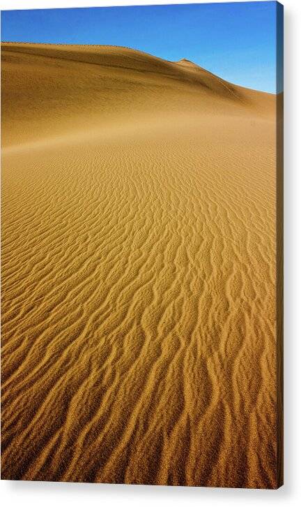 Death Valley Sand Dunes 5 - Acrylic Print