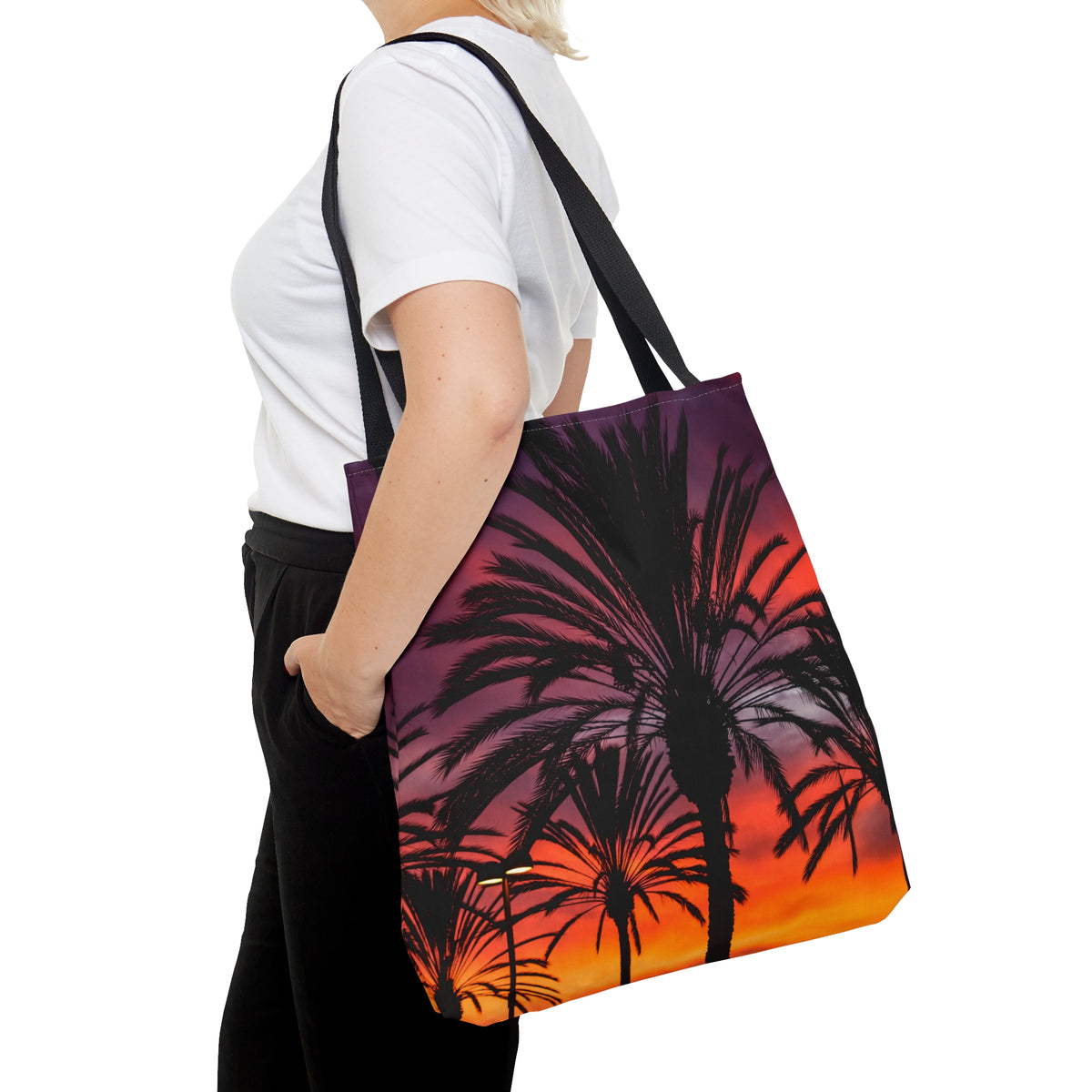 'Sunset Palms' - Tote Bag (AOP)