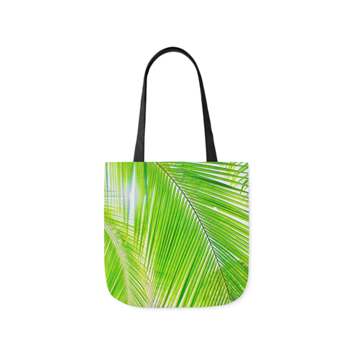 Tropical Breeze - Polyester Canvas Tote Bag (AOP)