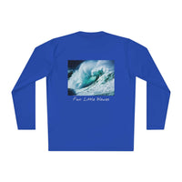 'Fun Little Waves' - Unisex Lightweight Long Sleeve Tee Long-sleeve 1ArtCollection