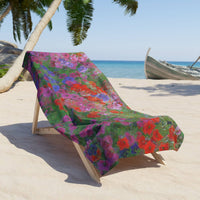 Sea of Flowers - Beach Towel Home Decor 1ArtCollection