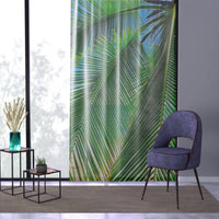 Costa Rica Palms - Window Curtain Home Decor 1ArtCollection