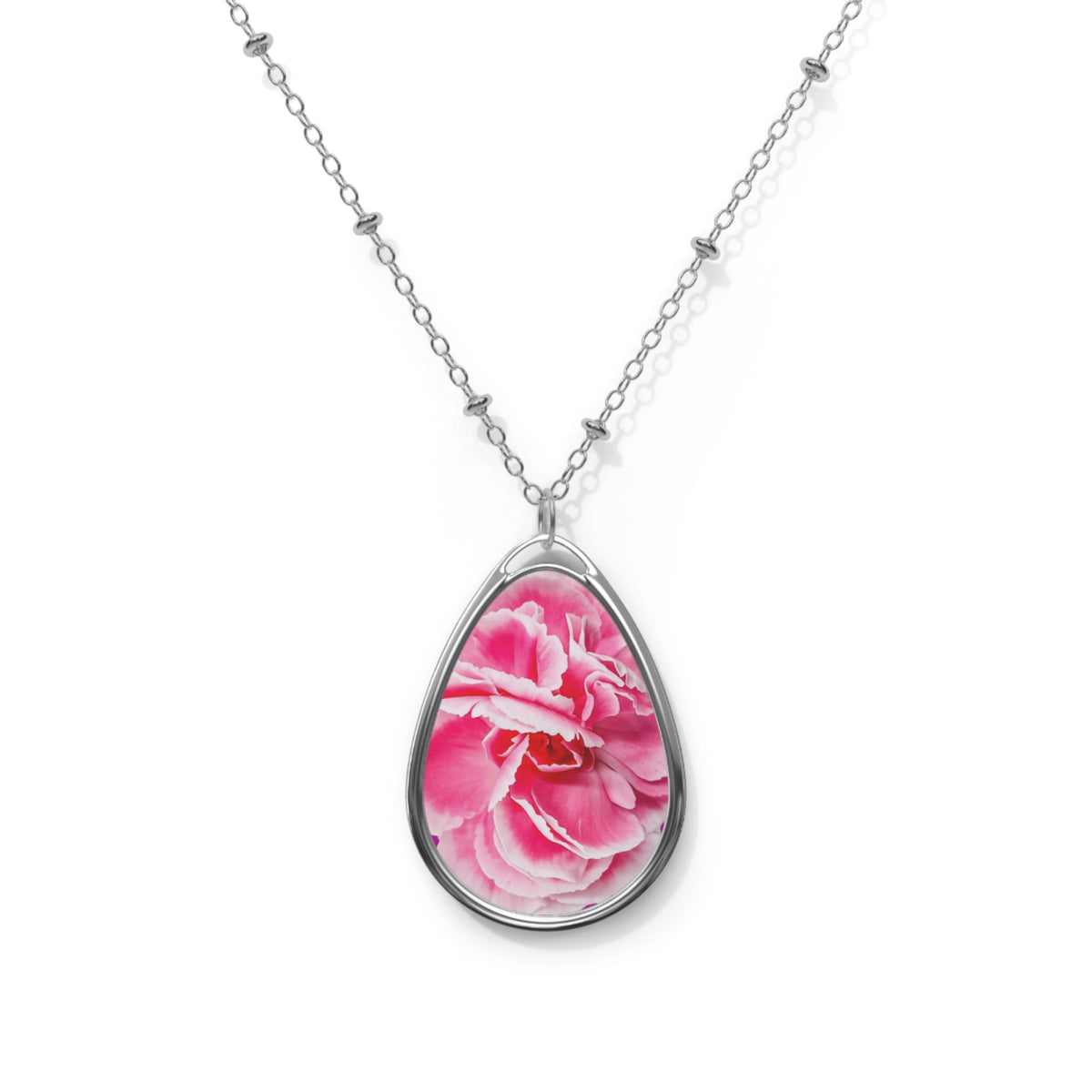 Shades of Pink - Oval Necklace Accessories 1ArtCollection