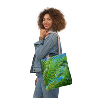 Tropical Breeze - Polyester Canvas Tote Bag (AOP)