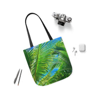 Tropical Breeze - Polyester Canvas Tote Bag (AOP)