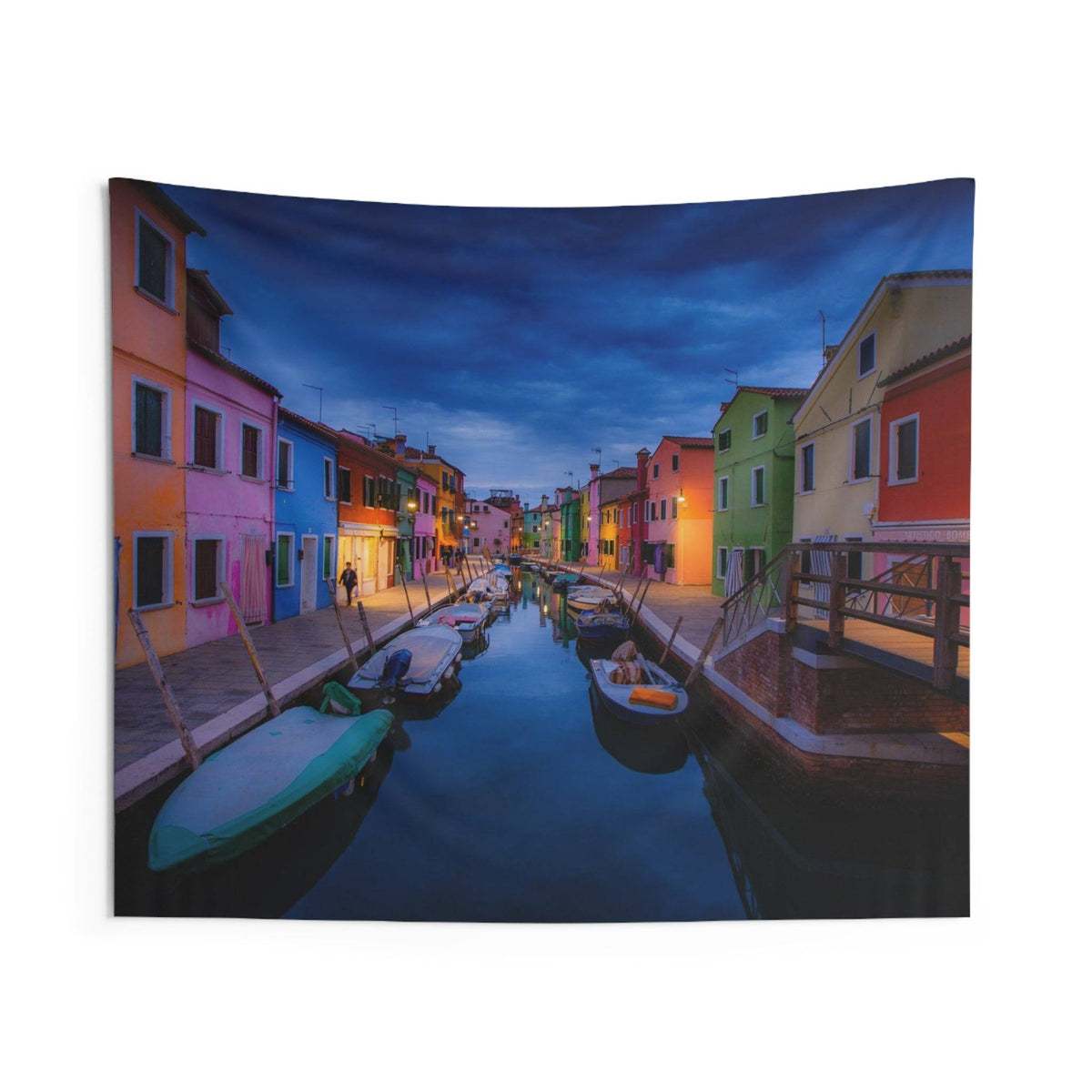 Burano Twilight - Indoor Wall Tapestries Home Decor 1ArtCollection