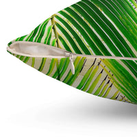 'Costa Rica palms' - Spun Polyester Square Pillow Home Decor 1ArtCollection