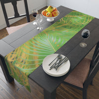 Areca Palm Design Panorama - Table Runner (Cotton, Poly)