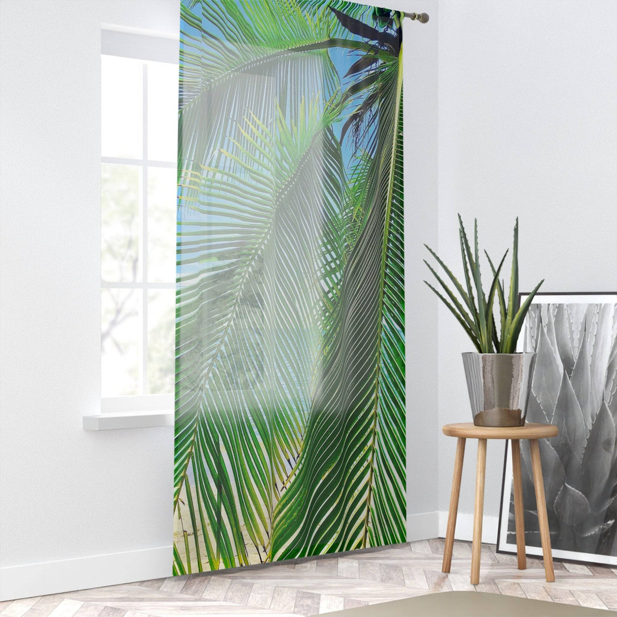 Costa Rica Palms - Window Curtain Home Decor 1ArtCollection