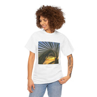 Sunset Palm Arc - Unisex Heavy Cotton Tee