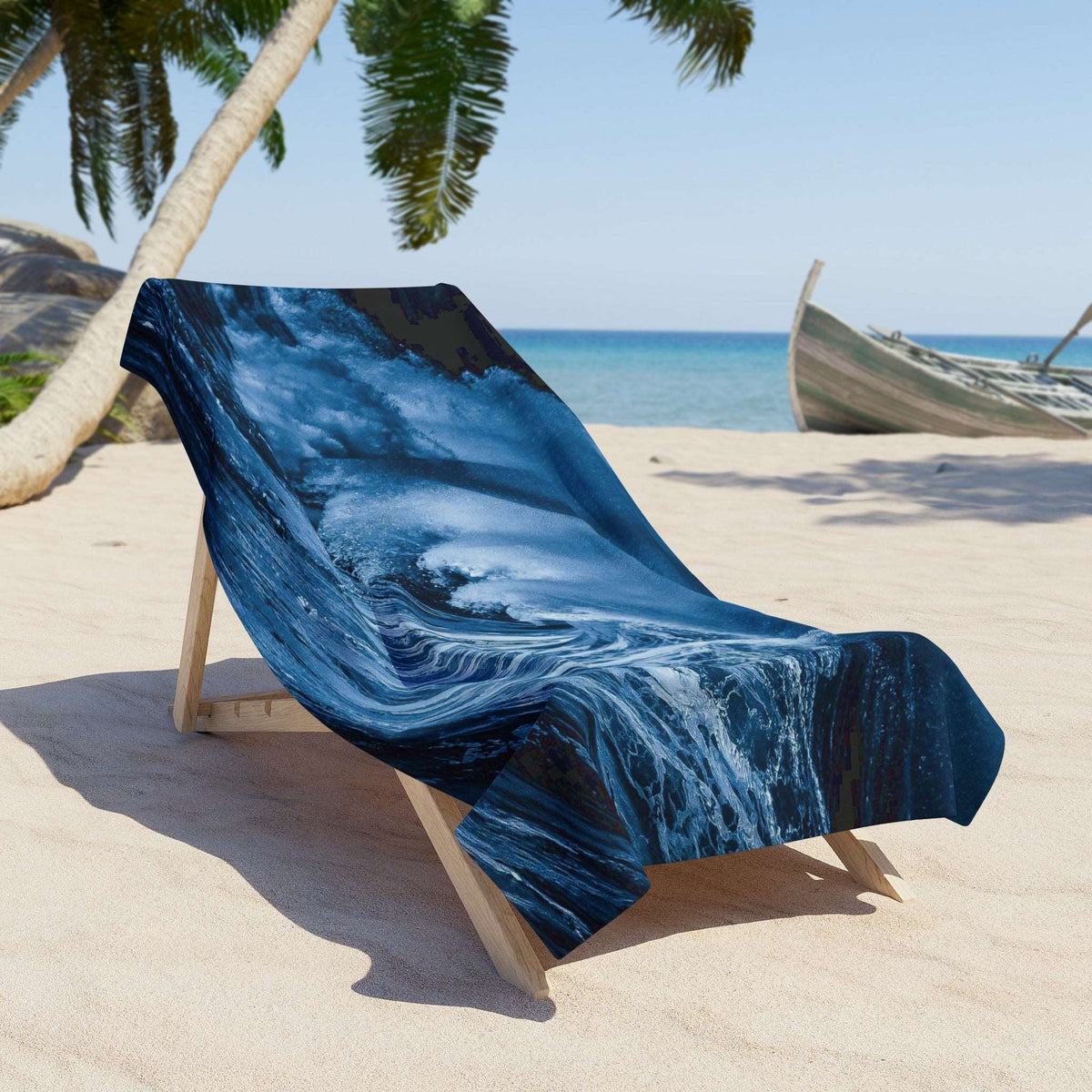 Angry Sea - Beach Towel Home Decor 1ArtCollection