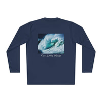 'Fun Little Waves' - Unisex Lightweight Long Sleeve Tee Long-sleeve 1ArtCollection