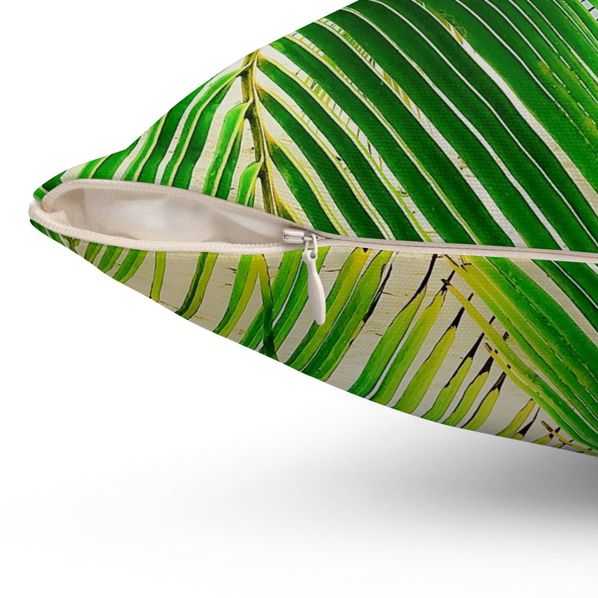 'Costa Rica palms' - Spun Polyester Square Pillow Home Decor 1ArtCollection