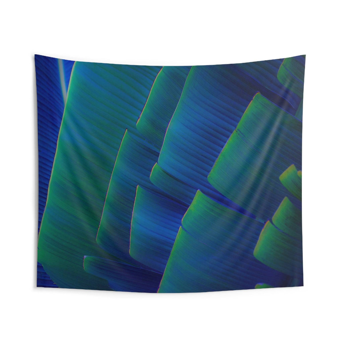 Blue Traveler’s Palms Design - Indoor Wall Tapestries Home Decor 1ArtCollection