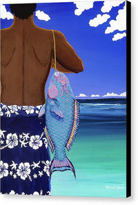 A Parrotfish for Leilani - Canvas Print