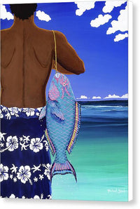 A Parrotfish for Leilani - Canvas Print