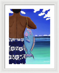 A Parrotfish for Leilani - Framed Print