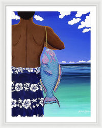 A Parrotfish for Leilani - Framed Print