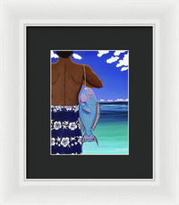 A Parrotfish for Leilani - Framed Print