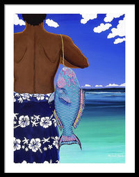 A Parrotfish for Leilani - Framed Print