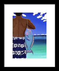 A Parrotfish for Leilani - Framed Print