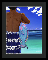 A Parrotfish for Leilani - Framed Print