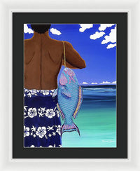 A Parrotfish for Leilani - Framed Print