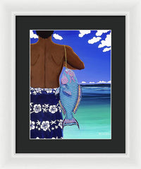 A Parrotfish for Leilani - Framed Print