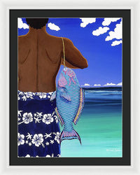 A Parrotfish for Leilani - Framed Print