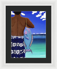 A Parrotfish for Leilani - Framed Print