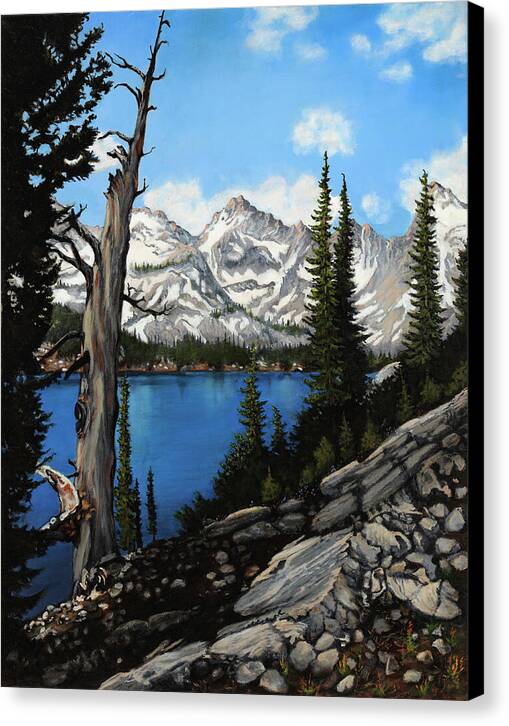 Alice Lake, Idaho - Canvas Print