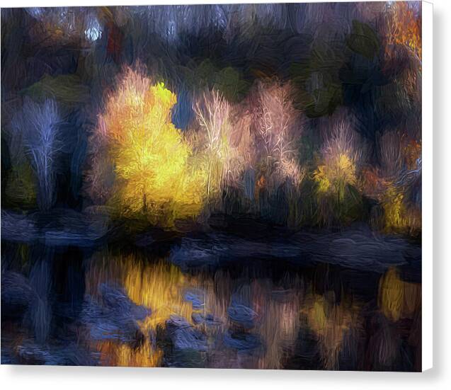 Autumn Tree Reflection - Canvas Print