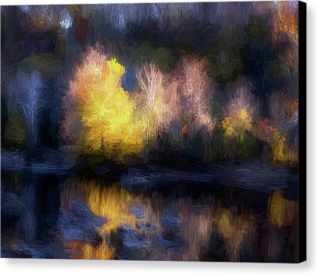 Autumn Tree Reflection - Canvas Print