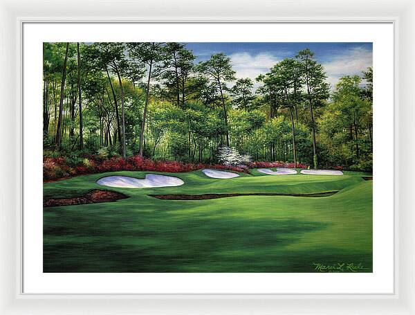 Azalea No. 13, Augusta National - Framed Print