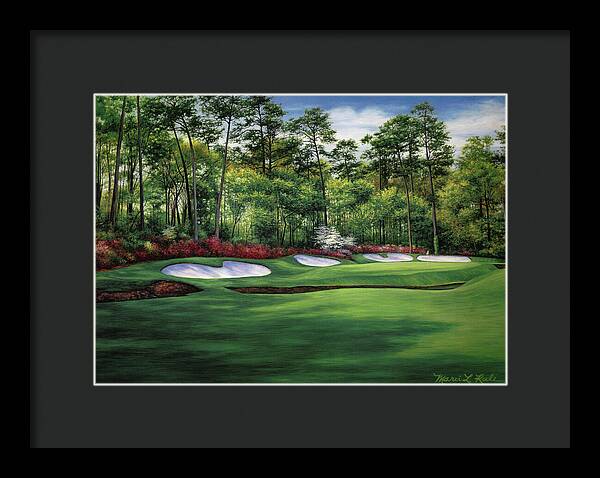 Azalea No. 13, Augusta National - Framed Print