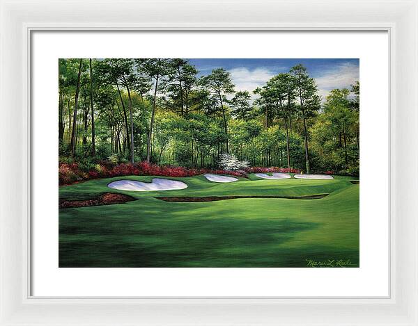 Azalea No. 13, Augusta National - Framed Print