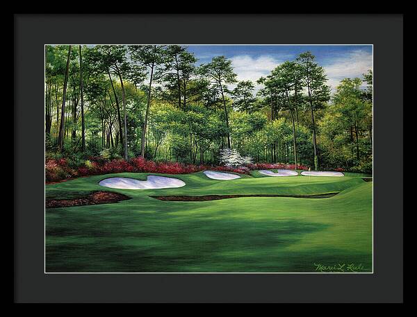 Azalea No. 13, Augusta National - Framed Print