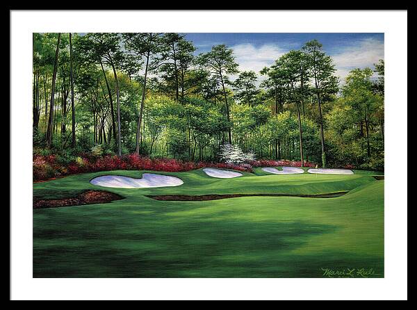 Azalea No. 13, Augusta National - Framed Print