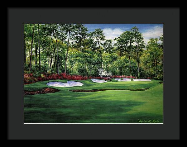 Azalea No. 13, Augusta National - Framed Print