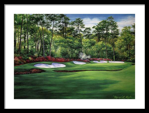 Azalea No. 13, Augusta National - Framed Print