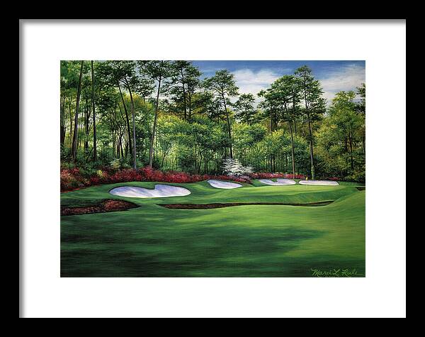 Azalea No. 13, Augusta National - Framed Print