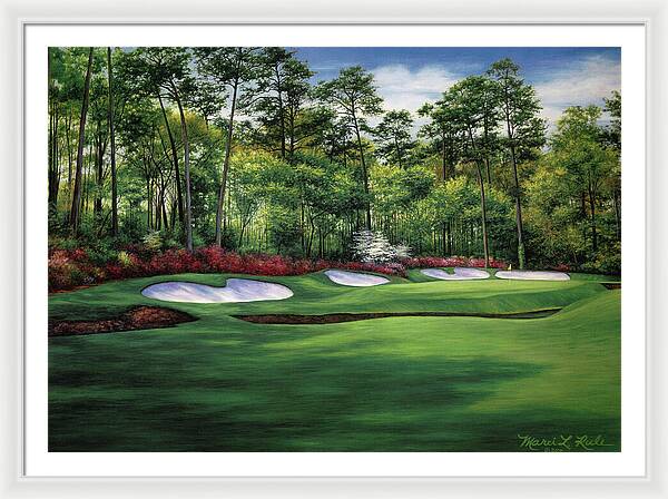 Azalea No. 13, Augusta National - Framed Print