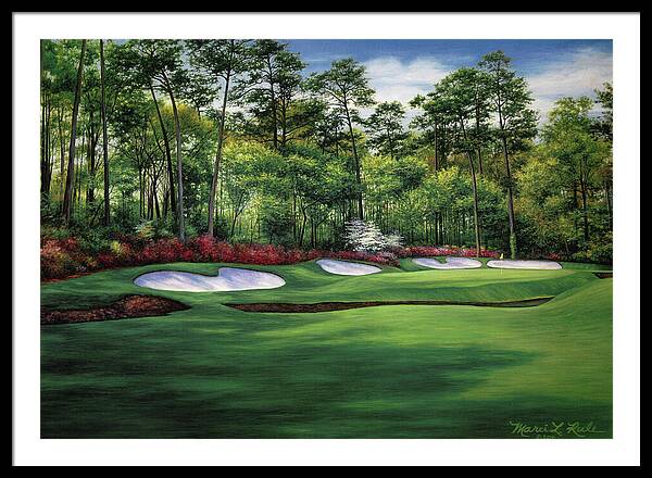 Azalea No. 13, Augusta National - Framed Print